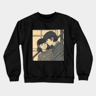 Retro Young Couple Crewneck Sweatshirt